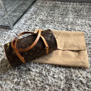 Authentic Louis Vuitton Brown Monogram Papillon 26